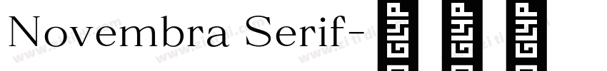 Novembra Serif字体转换 Novembra Serif字体转换